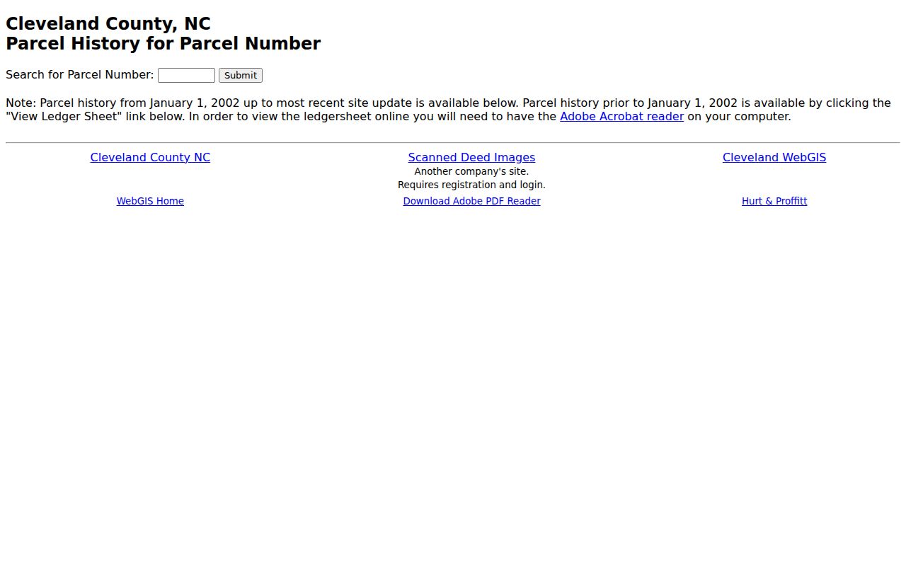 Shelby previous residents Parcel History PID search